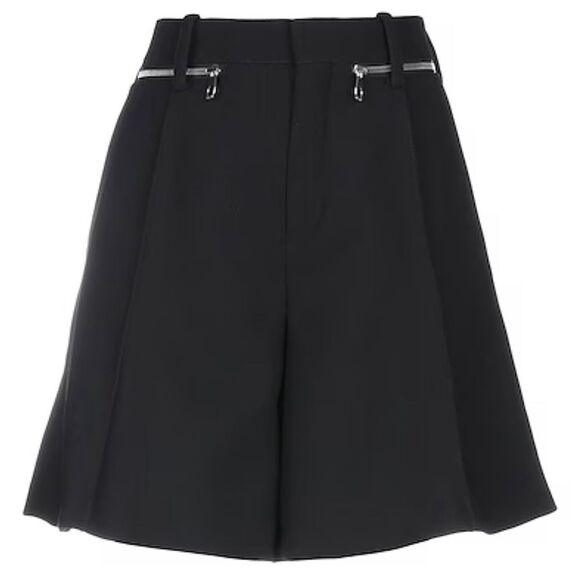 Chloe Black Women's Shorts Bermudas - Picture 1 of 15